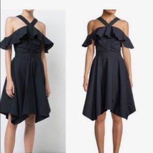 Derek Lam 10 Crosby black cotton dress